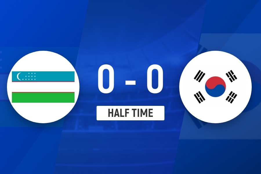 星空体育赛事-半场-朱马耶夫角球中框双方共1射正 韩国U23暂0-0乌兹别克斯坦U23